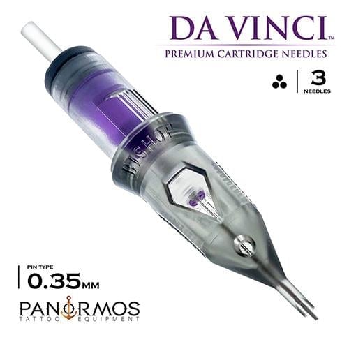 Bishop DaVinci V2 1203 RSLT 3RS Long Taper Kartuş Dövme İğnesi 20 Adet