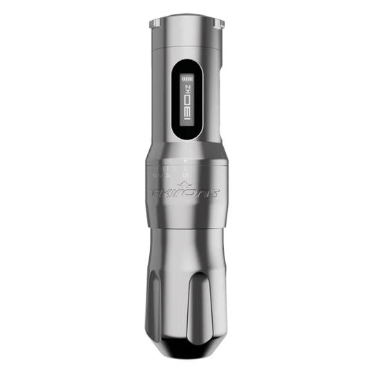 FK Irons One Adjust Gun Metal Ayarlanabilir Stroke 2.0-5.0mm Kablosuz Dövme Makinesi - Gümüş