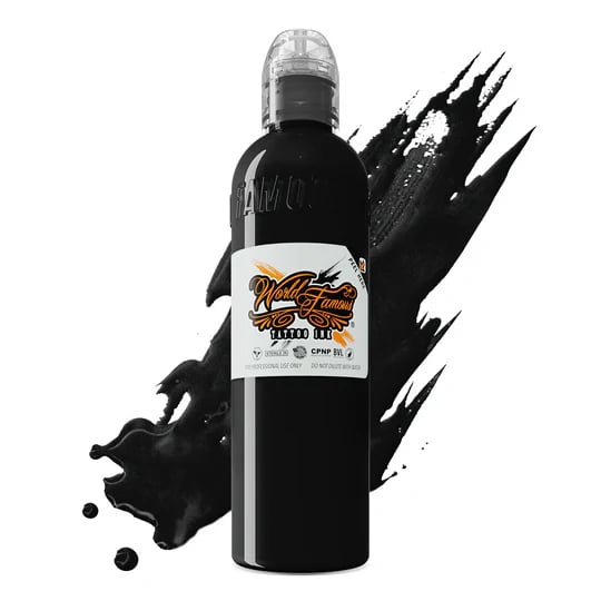 World Famous Tattoo Ink Master Mike Black Demon Set | Black & Grey Dövme Boyası Seti | 4×120ml (4oz)