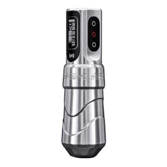 FK Irons Flux Max Blade 4.0mm Stroke Tek Bataryalı Kablosuz Dövme Makinesi - Gümüş