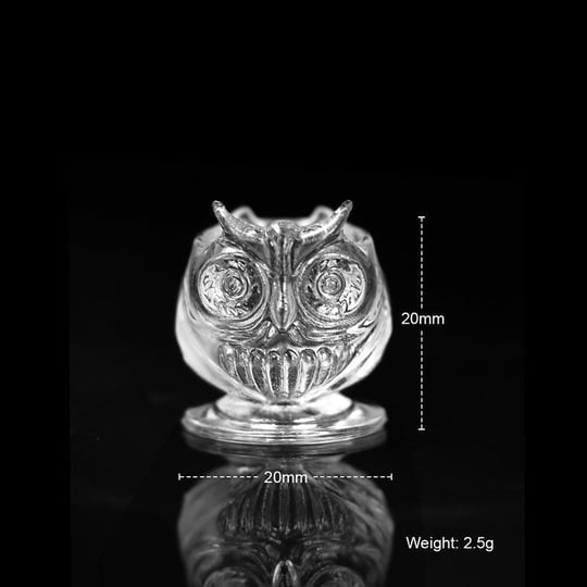 Dövme Boya Potası Kristal Baykuş Medium 70 Adet