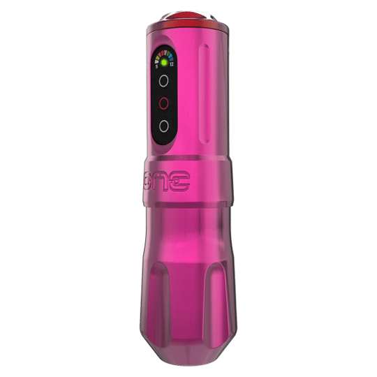 FK Irons One Bubblegum 3.0mm Stroke Kablosuz Dövme Makinesi - Pembe