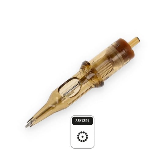 Kwadron 1203 RLLT 3 RL 0.35mm Round Liner Long Taper Kartuş Dövme İğnesi 20 Adet