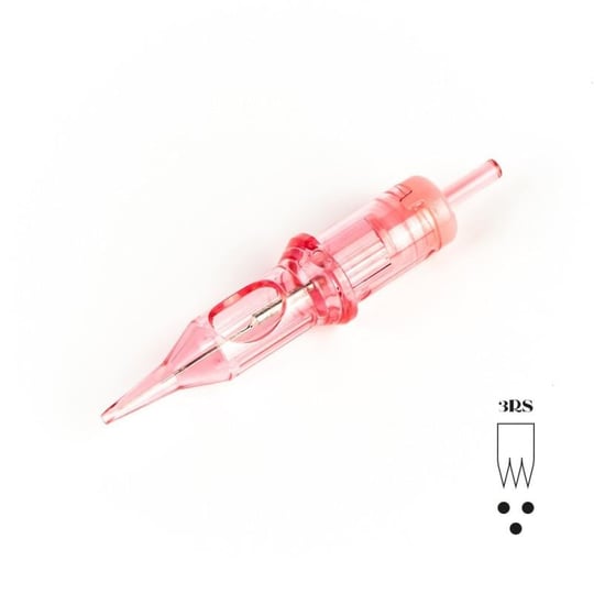 Kwadron PMU Optima 30/3 RSPT Round Shader Point Taper - Kartuş PMU İğnesi