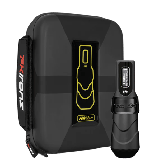 FK Irons Flux Max Black Ops 3.2mm Stroke Tek Bataryalı Kablosuz Dövme Makinesi
