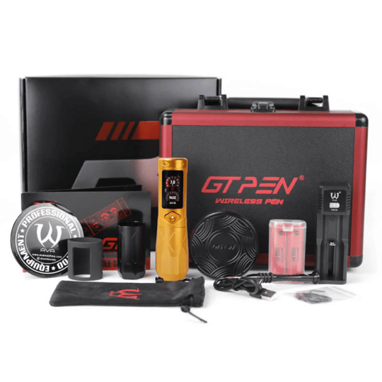 Ava GTR Adjustable Stroke Kablosuz Dövme Makinesi Gold