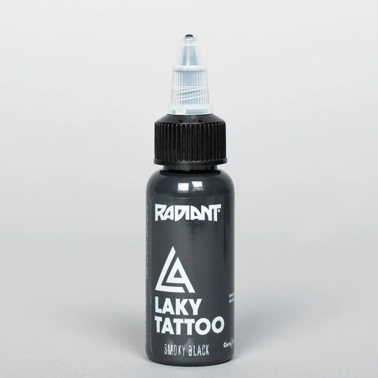 Laky Smoky Black - Radiant Tattoo Dövme Boyası - 1oz/30ml