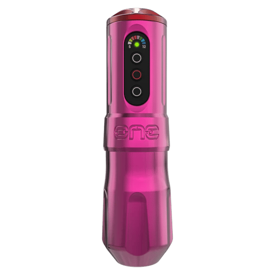 FK Irons One Bubblegum 3.0mm Stroke Kablosuz Dövme Makinesi - Pembe