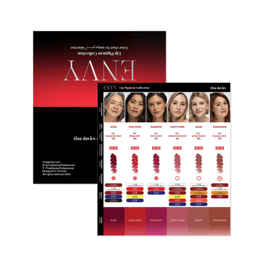 Perma Blend - Tina Davies Collection Envy Lip Collection - 6lı Kalıcı Makyaj Boya Seti - 15 ml