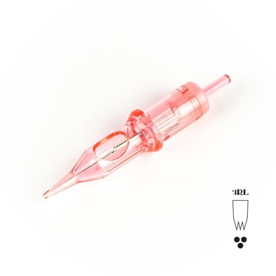 Kwadron PMU Optima 30/3 RLLT Round Liner Long Taper - Kartuş PMU İğnesi