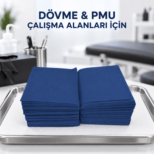 Antibakteriyel Katlanmış Peçete  50li XL - Mavi