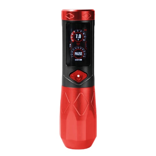 Ava GTR Adjustable Stroke Kablosuz Dövme Makinesi Red - SET
