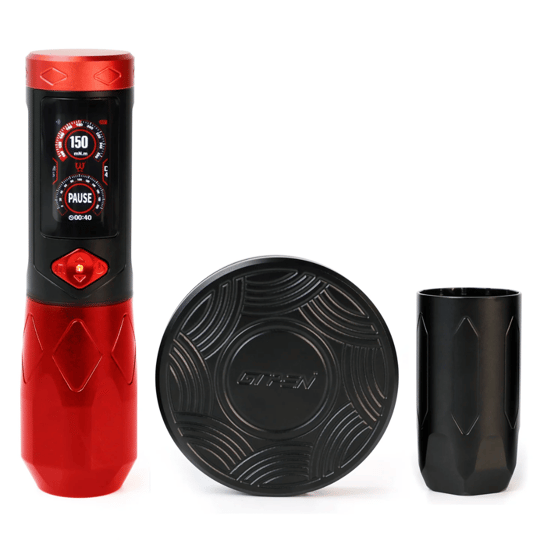 Ava GTR Adjustable Stroke Kablosuz Dövme Makinesi Red