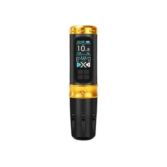 Ava UNI-X Wireless Pen 4.0mm Stroke Gold Kablosuz Dövme Makinesi