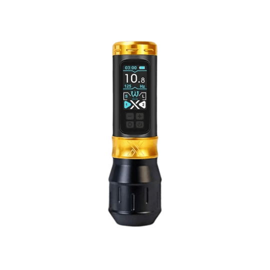 Ava UNI-X Wireless Pen 4.0mm Stroke Gold Kablosuz Dövme Makinesi