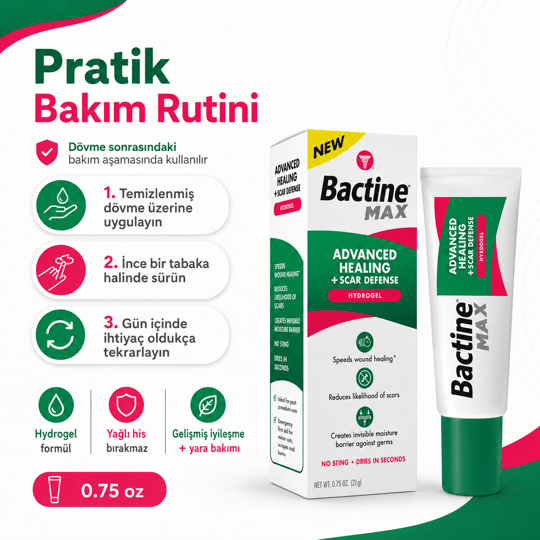 Bactine Max - Advenced Healing Hydrogel Tattoo Aftercare - 0.75oz
