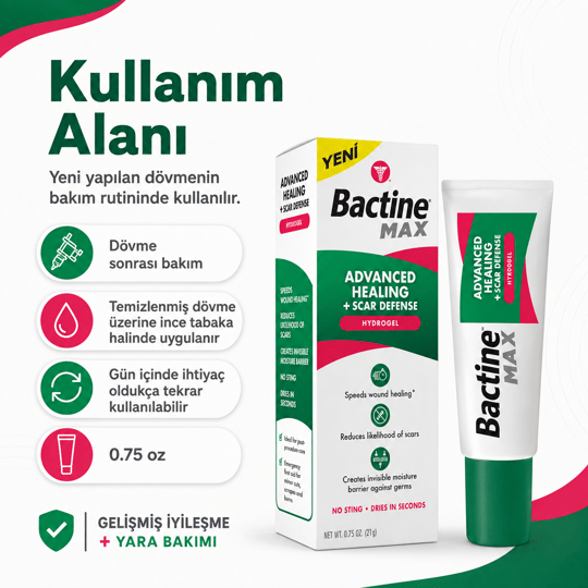 Bactine Max - Advenced Healing Hydrogel Tattoo Aftercare - 0.75oz