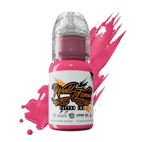 Bali Pink - World Famous Ink Dövme Boyası - 1/2oz/15ml