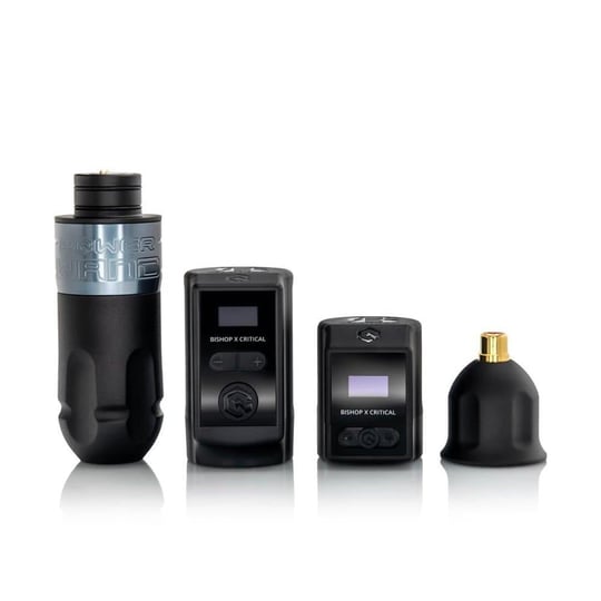 Bishop The Power Wand Shader 3.5 mm Stroke Kablosuz Dövme Makinesi – Full Set