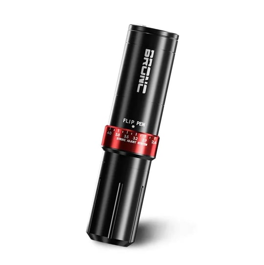 Bronc V12 Stroke Ayarlı (2.6-4.0) Kablosuz Pen Dövme Makinesi - Siyah
