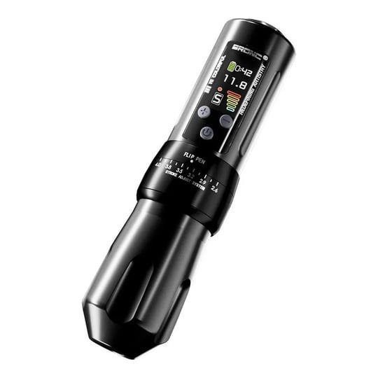 Bronc X2 Stroke Ayarlı (2.6-4.0) Kablosuz Pen Dövme Makinesi - Siyah