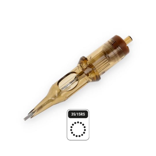Kwadron 1215RSLT 15 RS 0.35mm Round Shader Long Taper Kartuş Dövme İğnesi 20 Adet