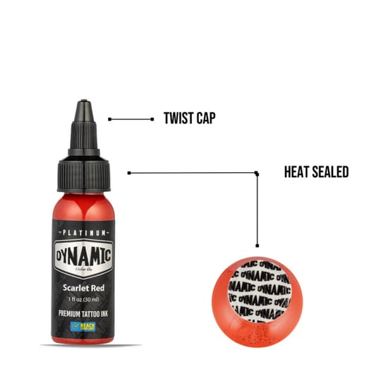 Dynamic Platinum Tattoo Ink Scarlet