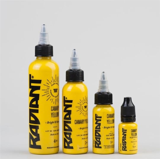 Canary Yellow - Radiant Tattoo Dövme Boyası  - 0,5oz/15ml
