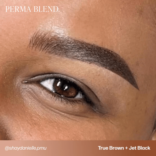 Perma Blend Jet Black Sıcak Alt Tonlu Siyah Eyeliner Pigmenti 15ml
