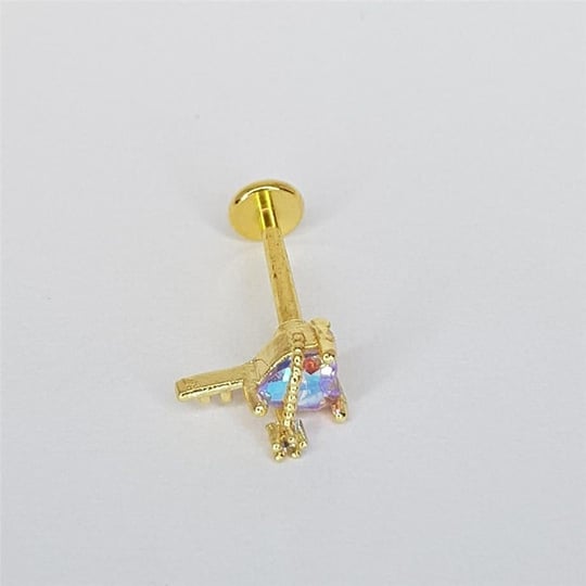Cerrahi Çelik Tip-3 Tragus Piercing (8mm)