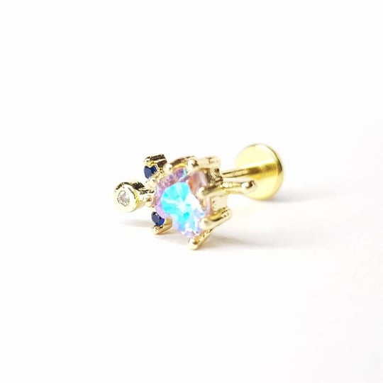 Cerrahi Çelik Tip-98 Tragus Piercing (8mm)