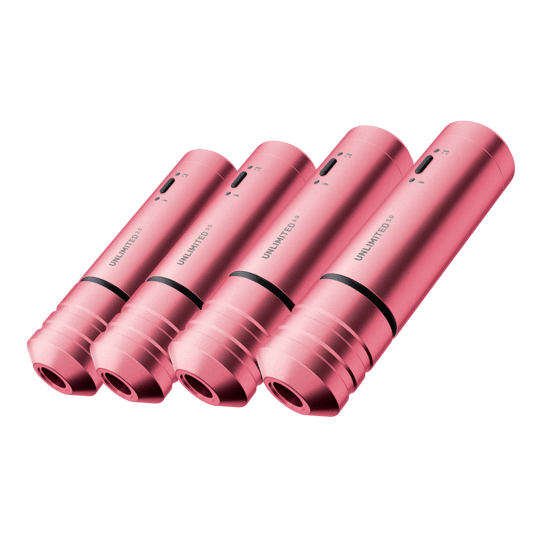 Cheyenne Hawk Sol Nova Unlimited Kablosuz Dövme Makinesi | 4.0 Stroke | Pembe Renk