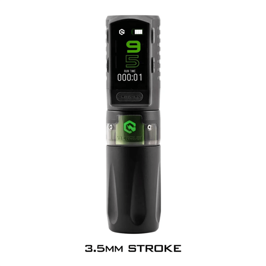 Critical Torque 3.5 mm Stroke Kablosuz Dövme Makinesi Full Set – Bluetooth & Seyahat Çantalı