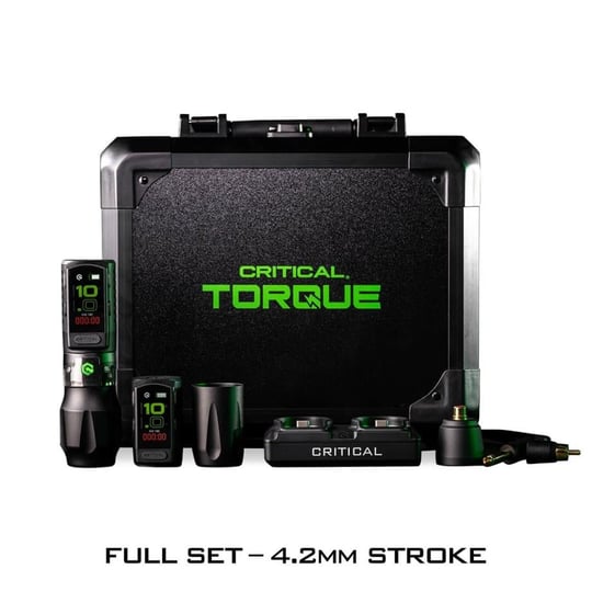 Critical Torque 4.2 mm Stroke Kablosuz Dövme Makinesi Full Set (Seyahat Çantalı)