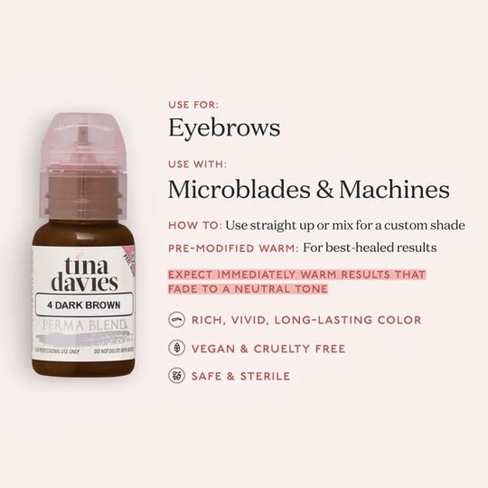 Perma Blend Luxe - Tina Davies Dark Brown - 15ml