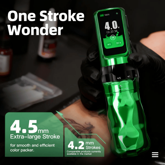 Mast Fold Pro Year Of Horse Kablosuz Dövme Makinesi Ayarlanabilir Stroke