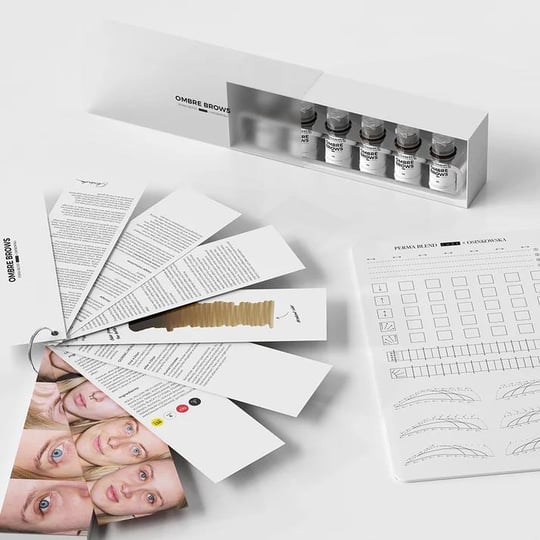 Perma Blend Luxe - Paulina Osinkowska Collection Ombre Brows Set - 6lı Kalıcı Makyaj Boya Seti - 15 ml