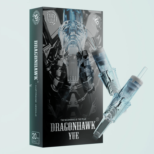 Dragonhawk Yue 1217 RM-2 17 RM 0.35 mm Round Magnum Medium Taper Kartuş Dövme İğnesi 20 Adet