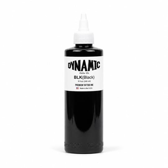 Dynamic Black Siyah Dövme Boyası 8oz - 240ml