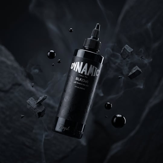 Dynamic Color Blackout Siyah Dövme Boyası 8oz - 240ml