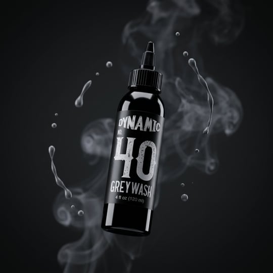 Dynamic Greywash #40 Açık-Orta Ton Gölgeleme Dövme Boyası 4oz - 120ml