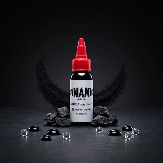 Dynamic Union Black Siyah Dövme Boyası 1oz - 30ml