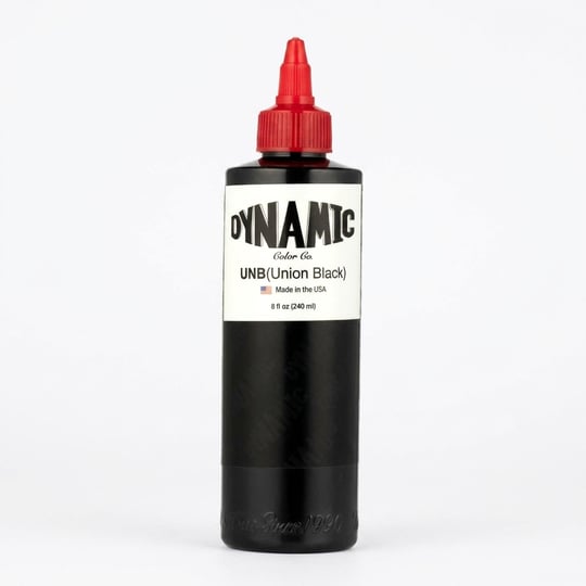 Dynamic Union Black Siyah Dövme Boyası 8oz - 240ml