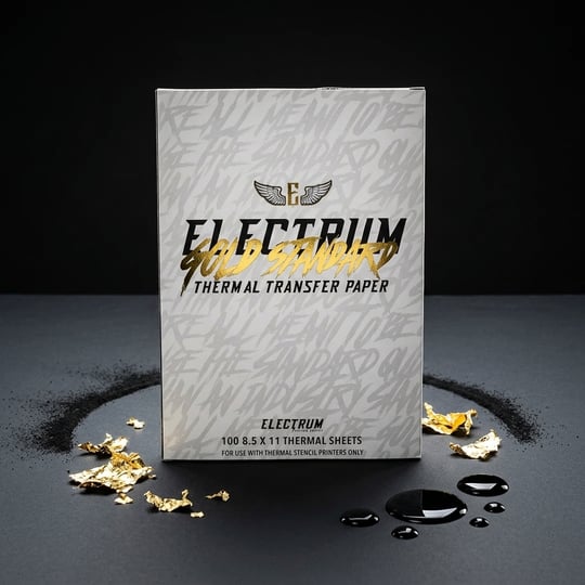 Electrum Gold Standard Termal Dövme Transfer Kağıdı 100 Adet A4 Ebat