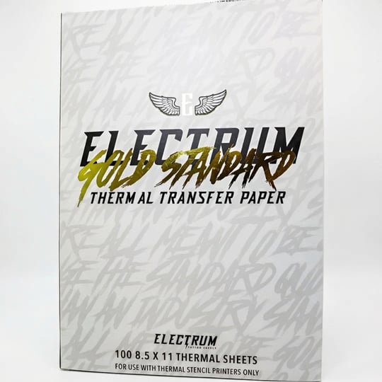 Electrum Gold Standard Termal Dövme Transfer Kağıdı 100 Adet A4 Ebat
