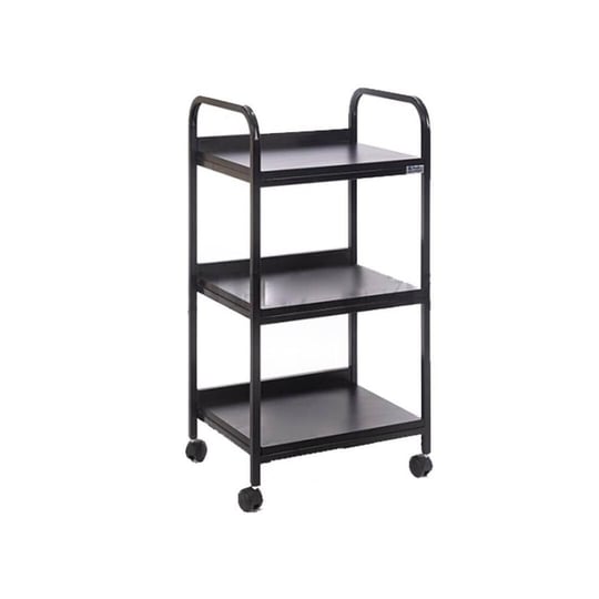 Etejer Üç Raflı Stüdyo Setup Masası Siyah Metal