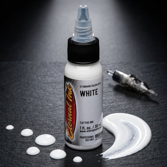 Eternal Ink White Beyaz Dövme Boyası 1oz - 30ml