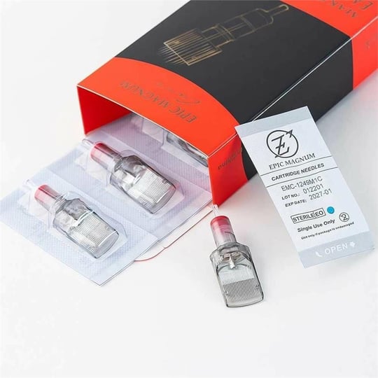 EZ Epic Magnum 1239 M1C 39CM Curved Magnum Kartuş Dövme İğnesi 8 Adet