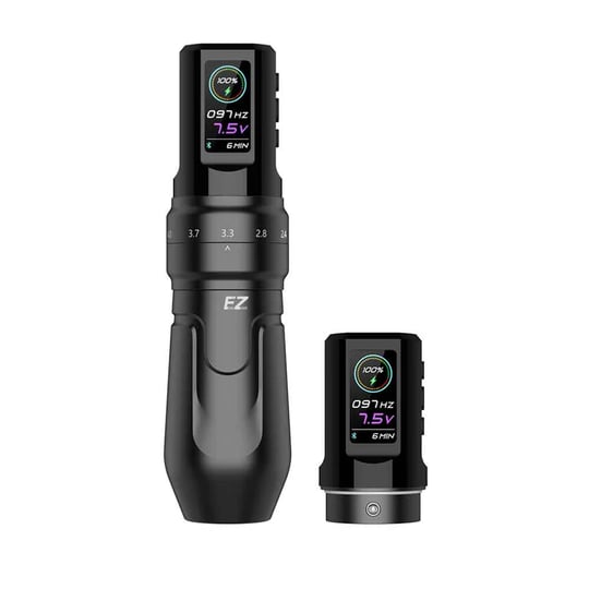 EZ P3 Pro Mattle Black Wireless Battery Tattoo Pen Machine X2 Power