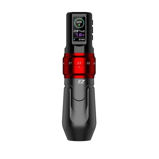EZ P3 Pro Matte Red Wireless Battery Tattoo Pen Machine